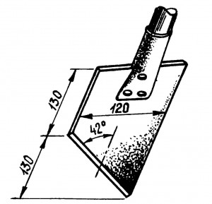 Лопата для рубки прикорневой поросли